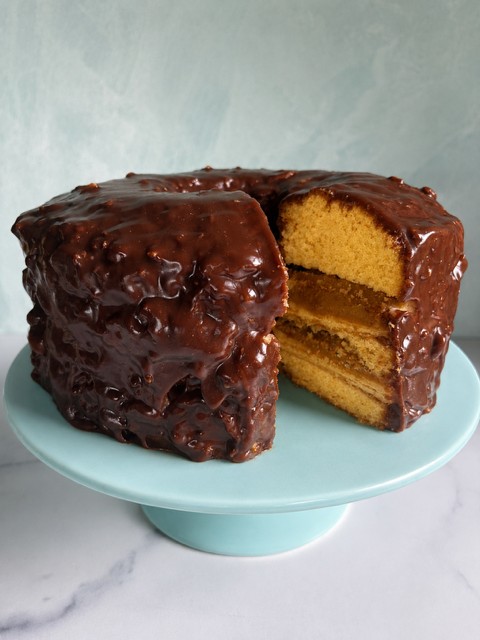Coffee Crisp Bundt Cake